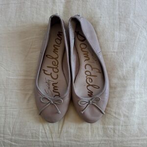 Sam Edelman Women's Beige Ballet Flats